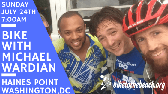 Bike with Michael Wardian